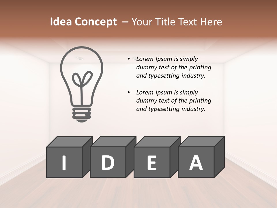 Design Simple White PowerPoint Template