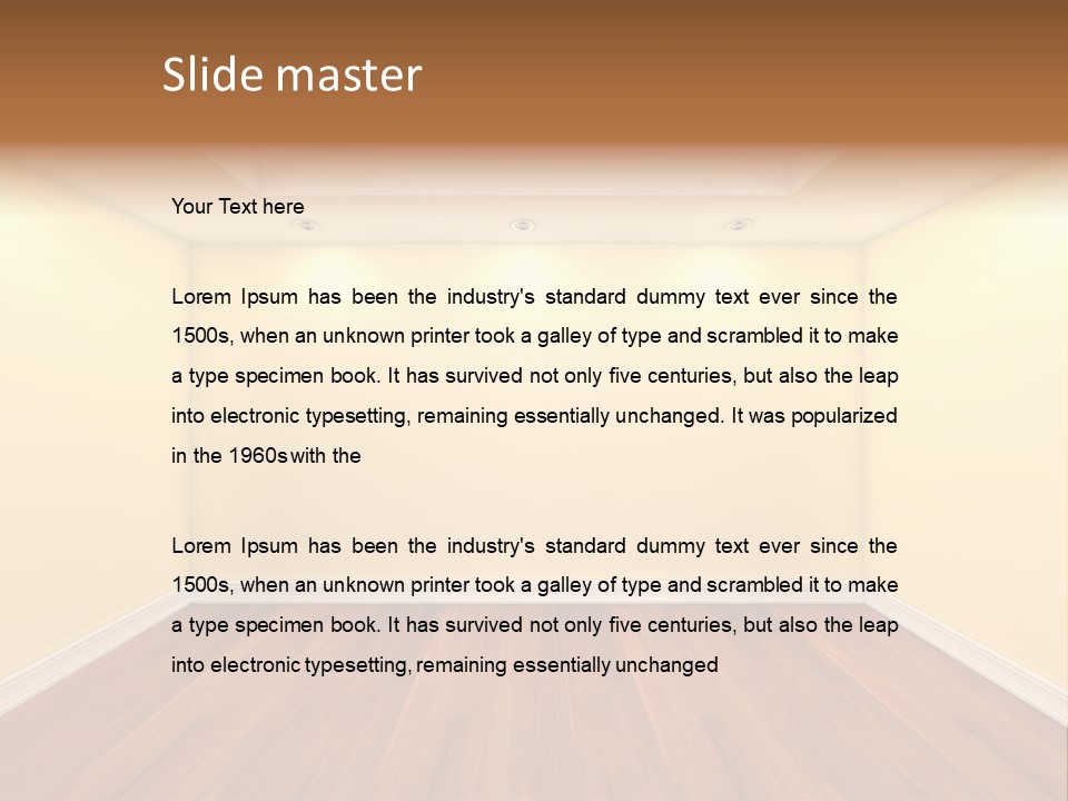 White Residential Simple PowerPoint Template