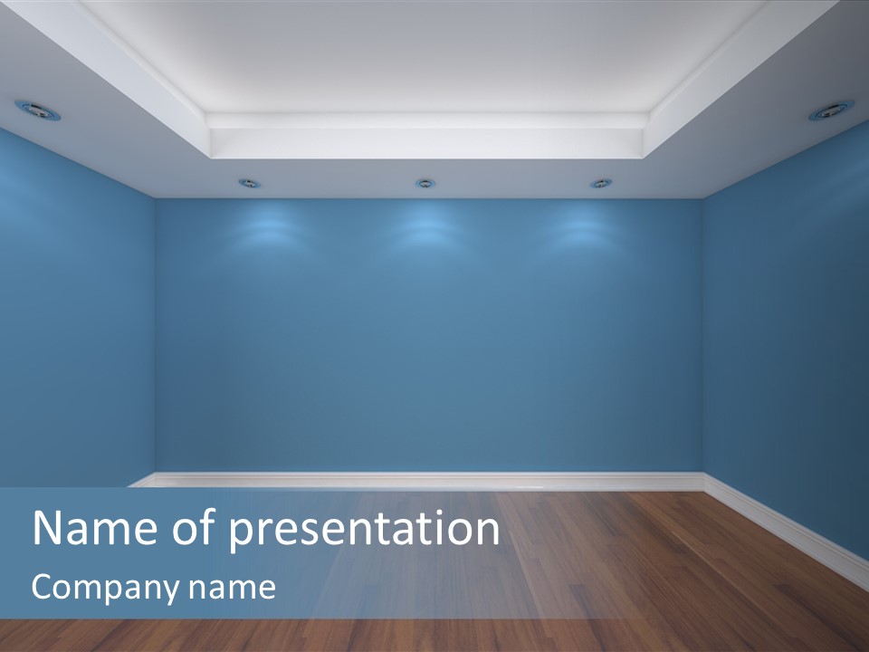 New Lighting Indoor PowerPoint Template