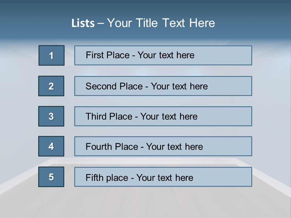 New Lighting Indoor PowerPoint Template