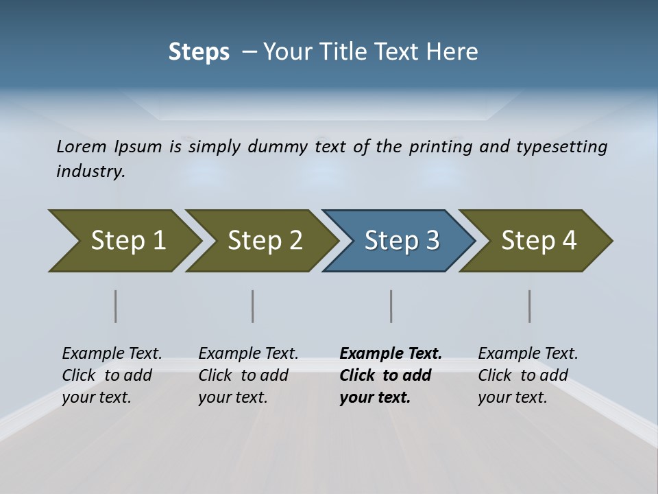 New Lighting Indoor PowerPoint Template