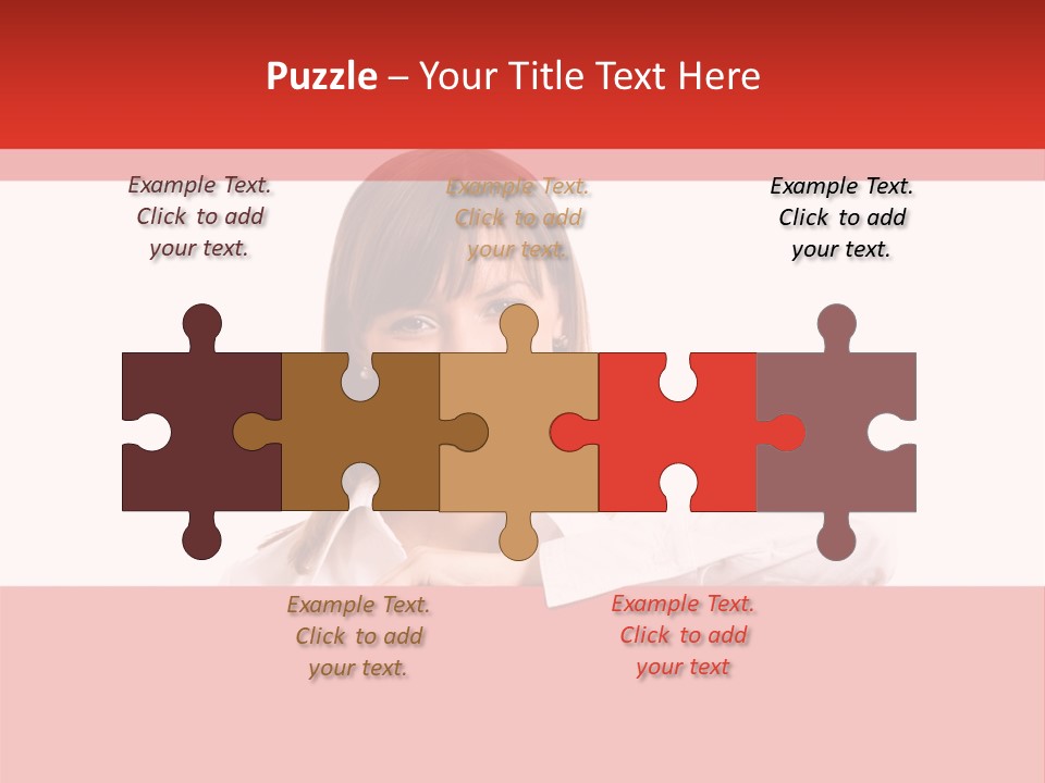 Businesspeople Copyspace Placard PowerPoint Template