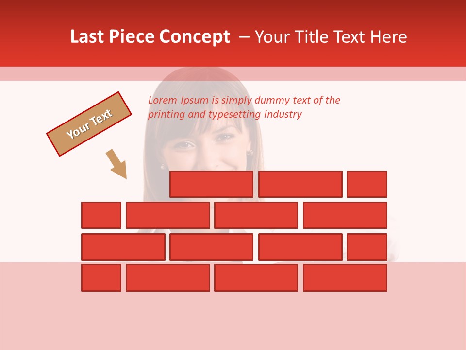 Businesspeople Copyspace Placard PowerPoint Template