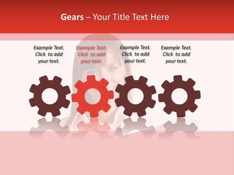 Businesspeople Copyspace Placard PowerPoint Template