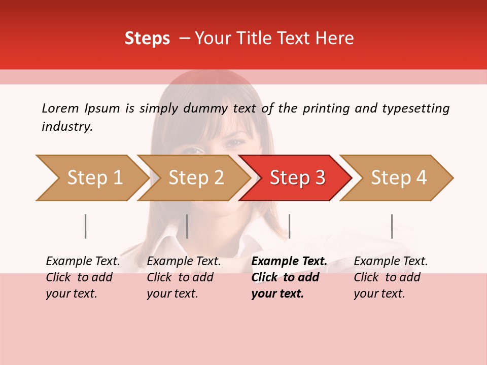 Businesspeople Copyspace Placard PowerPoint Template
