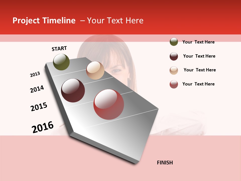 Businesspeople Copyspace Placard PowerPoint Template