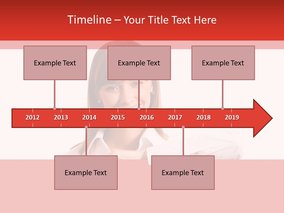 Businesspeople Copyspace Placard PowerPoint Template
