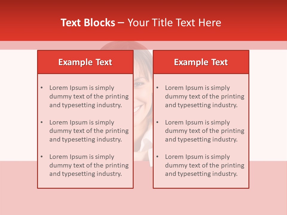 Businesspeople Copyspace Placard PowerPoint Template