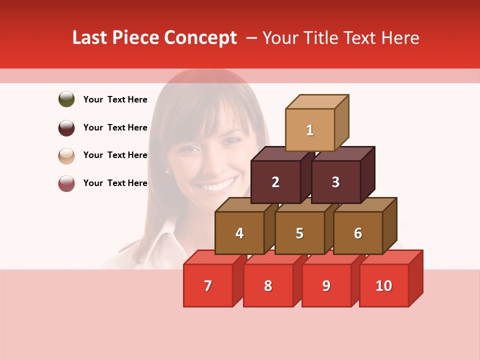 Businesspeople Copyspace Placard PowerPoint Template