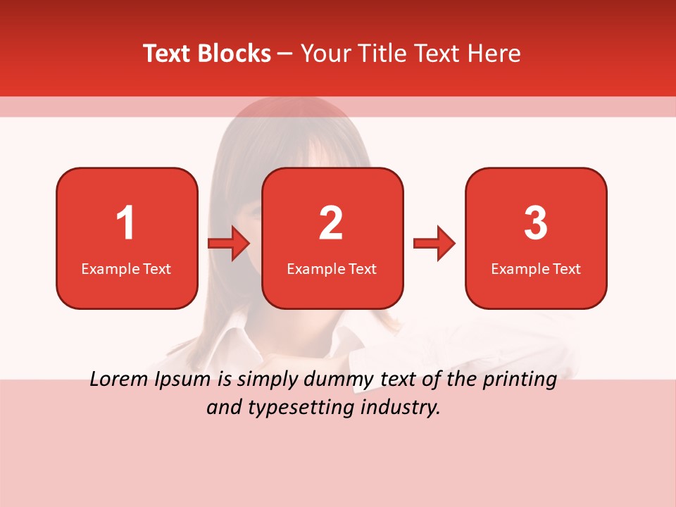 Businesspeople Copyspace Placard PowerPoint Template