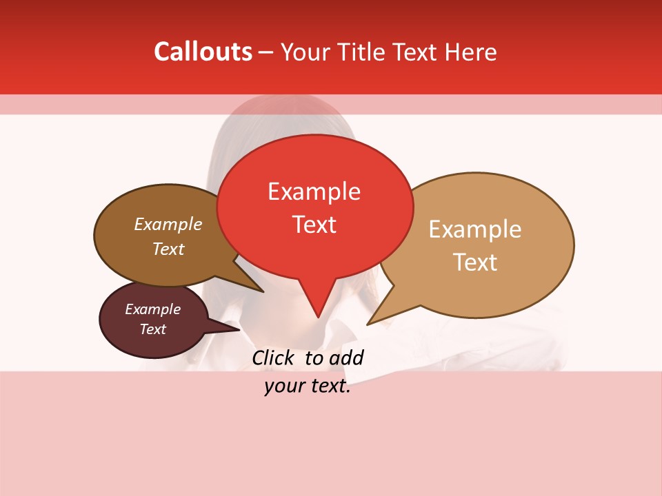 Businesspeople Copyspace Placard PowerPoint Template
