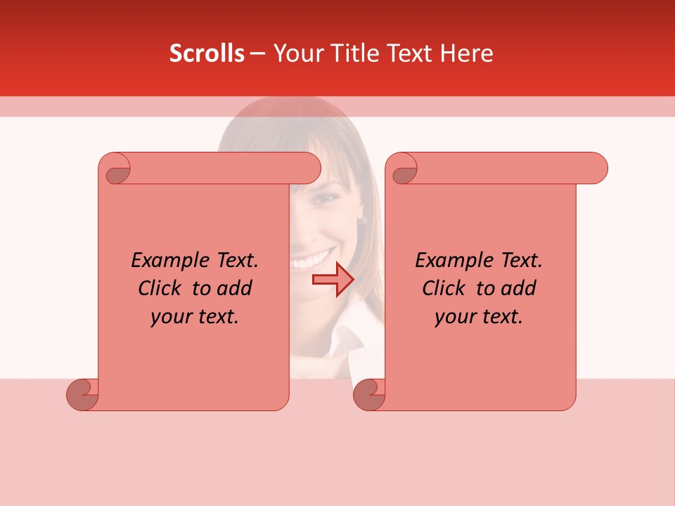 Businesspeople Copyspace Placard PowerPoint Template
