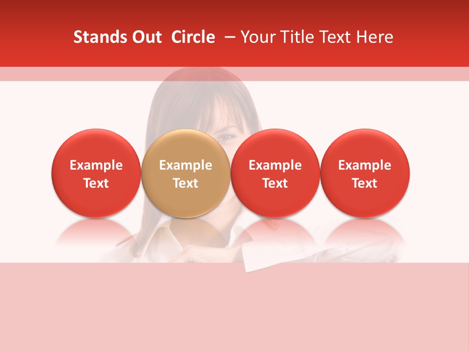 Businesspeople Copyspace Placard PowerPoint Template