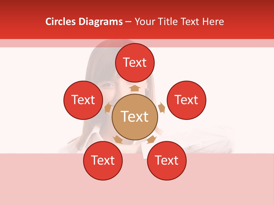 Businesspeople Copyspace Placard PowerPoint Template