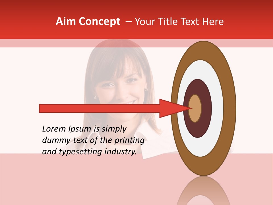 Businesspeople Copyspace Placard PowerPoint Template