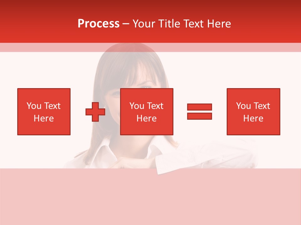 Businesspeople Copyspace Placard PowerPoint Template