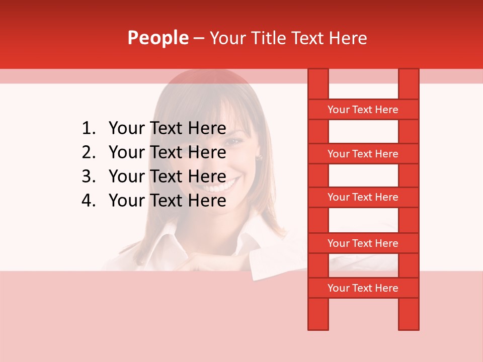 Businesspeople Copyspace Placard PowerPoint Template