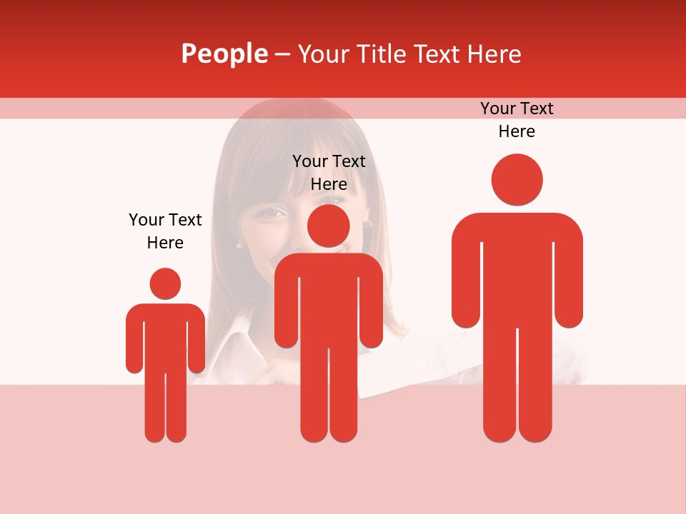 Businesspeople Copyspace Placard PowerPoint Template