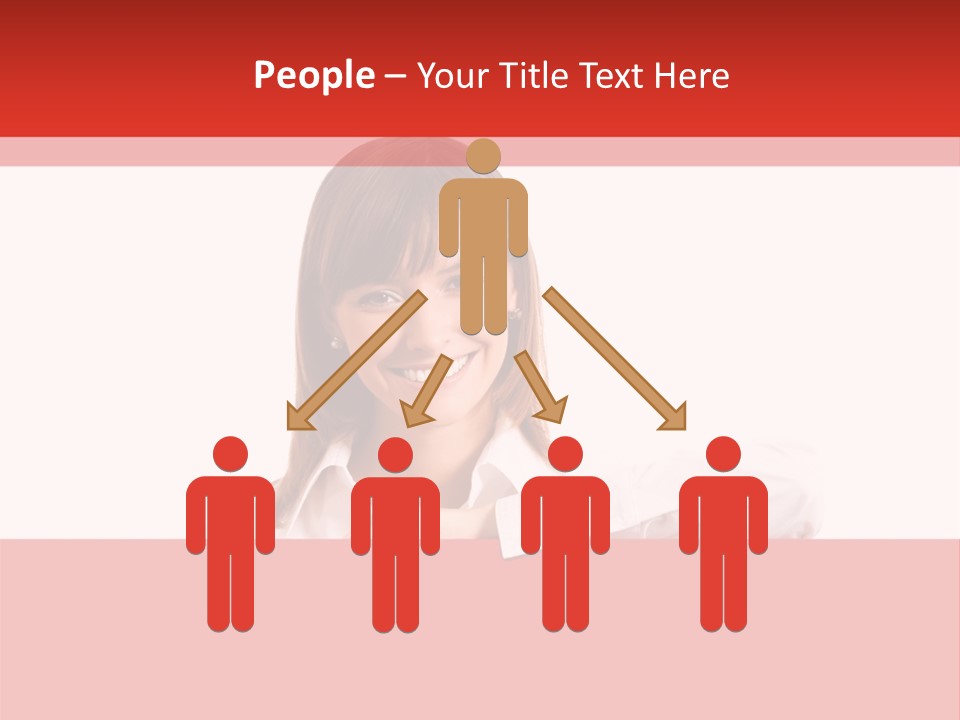 Businesspeople Copyspace Placard PowerPoint Template