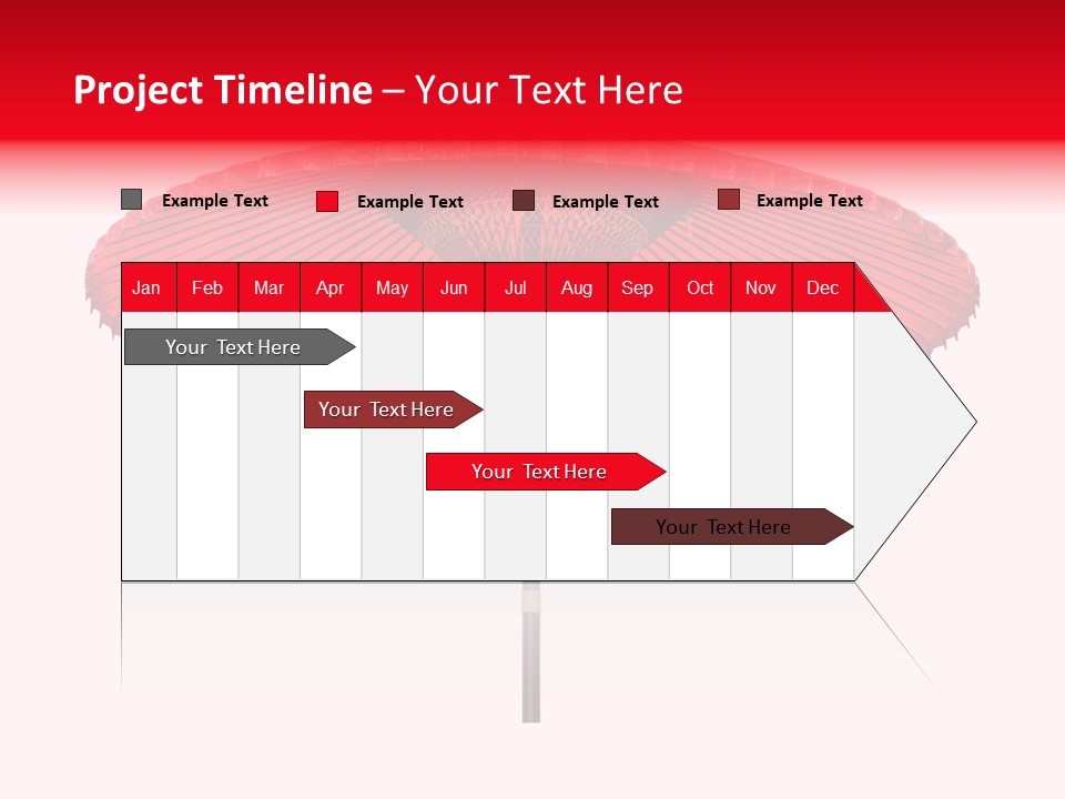Paper Umbrella Waterproof PowerPoint Template