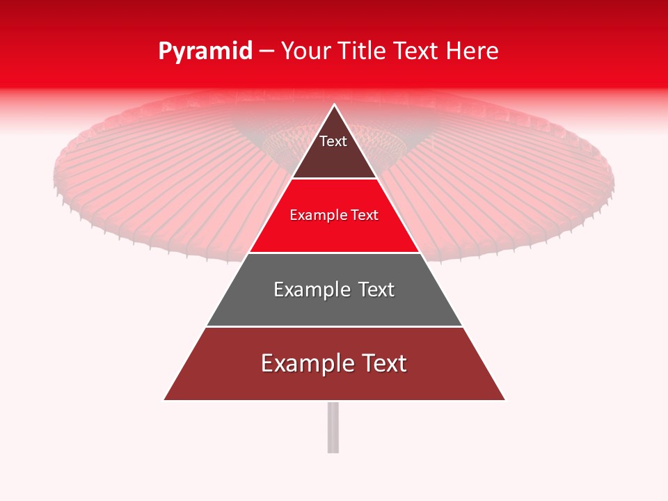 Paper Umbrella Waterproof PowerPoint Template