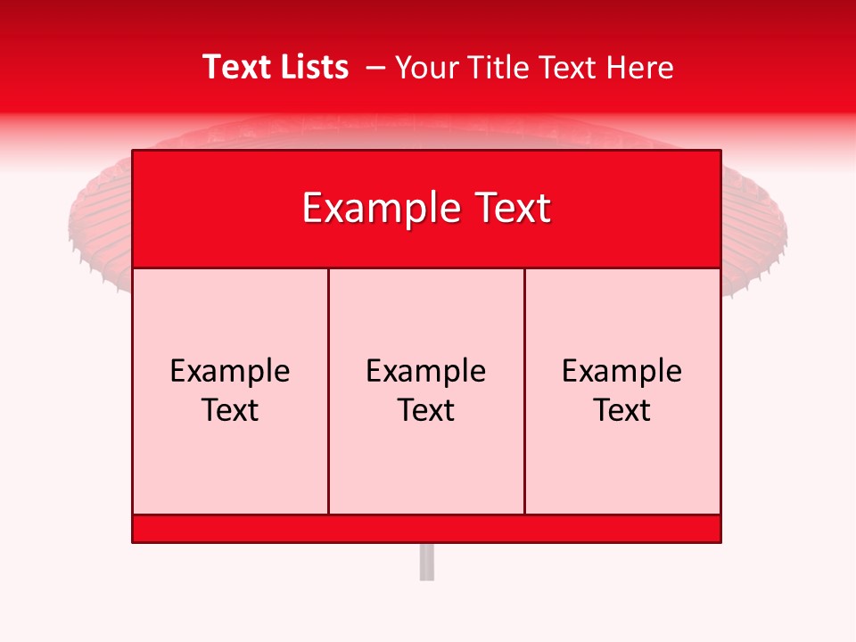 Paper Umbrella Waterproof PowerPoint Template