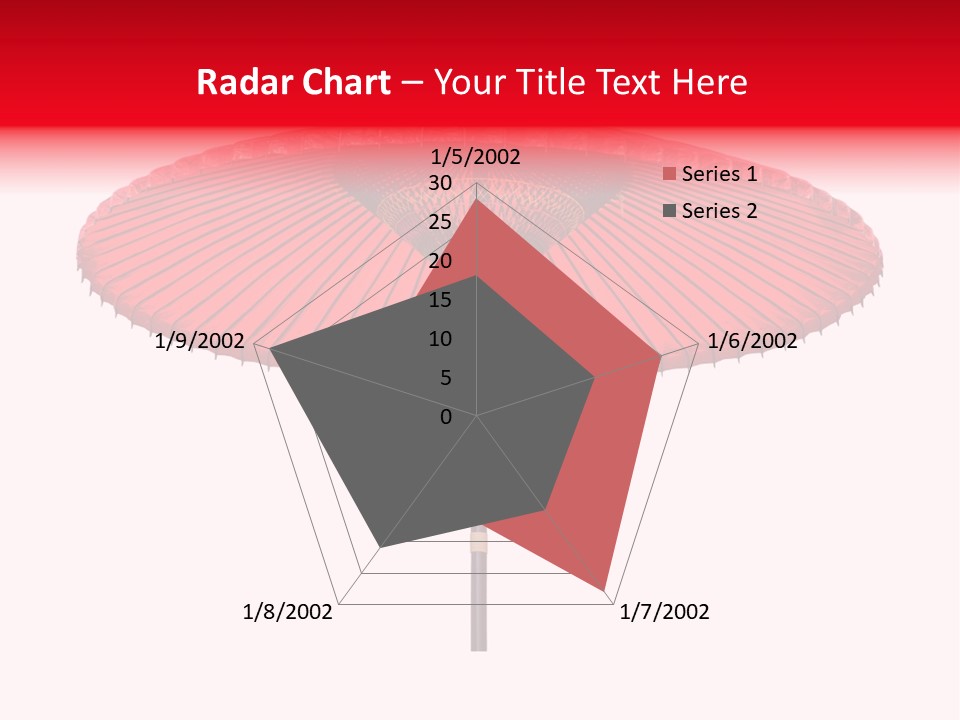 Paper Umbrella Waterproof PowerPoint Template