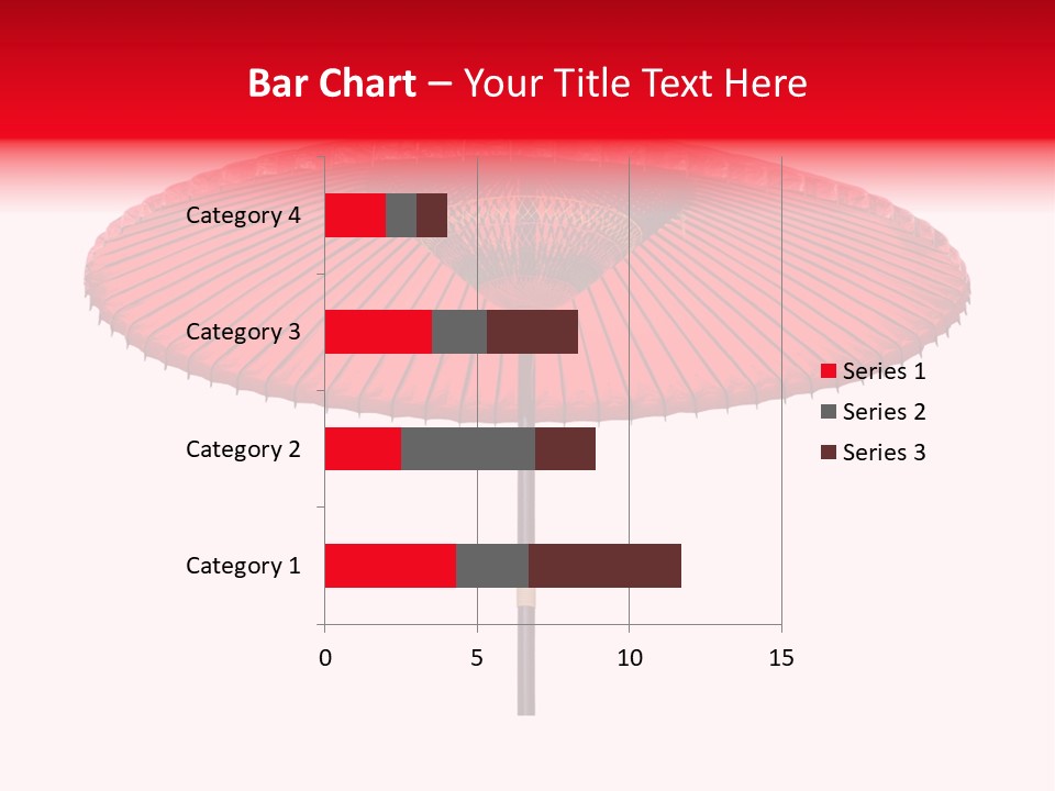 Paper Umbrella Waterproof PowerPoint Template
