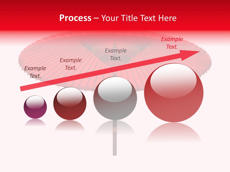 Paper Umbrella Waterproof PowerPoint Template