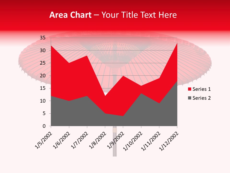 Paper Umbrella Waterproof PowerPoint Template