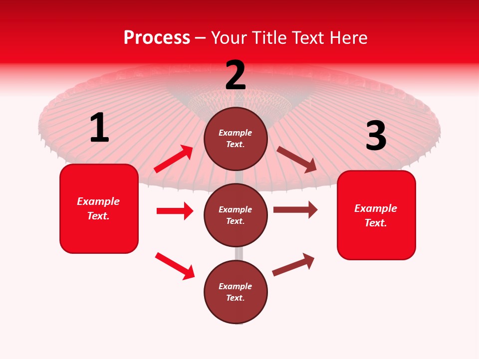 Paper Umbrella Waterproof PowerPoint Template