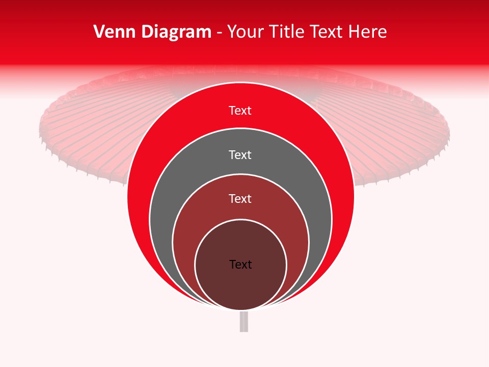 Paper Umbrella Waterproof PowerPoint Template