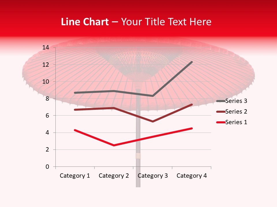 Paper Umbrella Waterproof PowerPoint Template