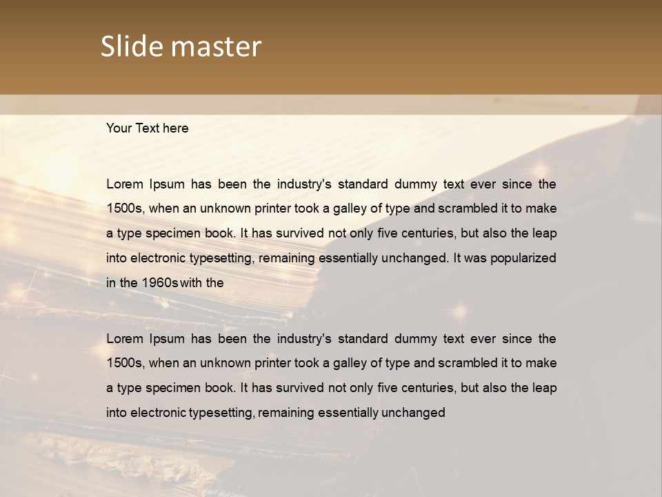 Magical Light Dream PowerPoint Template