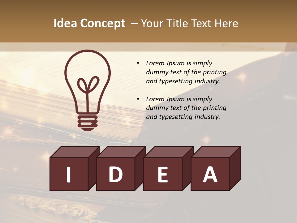 Magical Light Dream PowerPoint Template