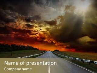 Alone Fast Depression PowerPoint Template