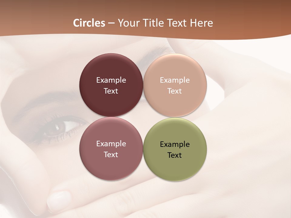 Health Girl Makeup PowerPoint Template