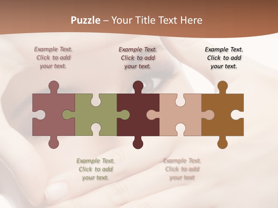 Health Girl Makeup PowerPoint Template