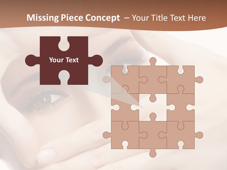 Health Girl Makeup PowerPoint Template