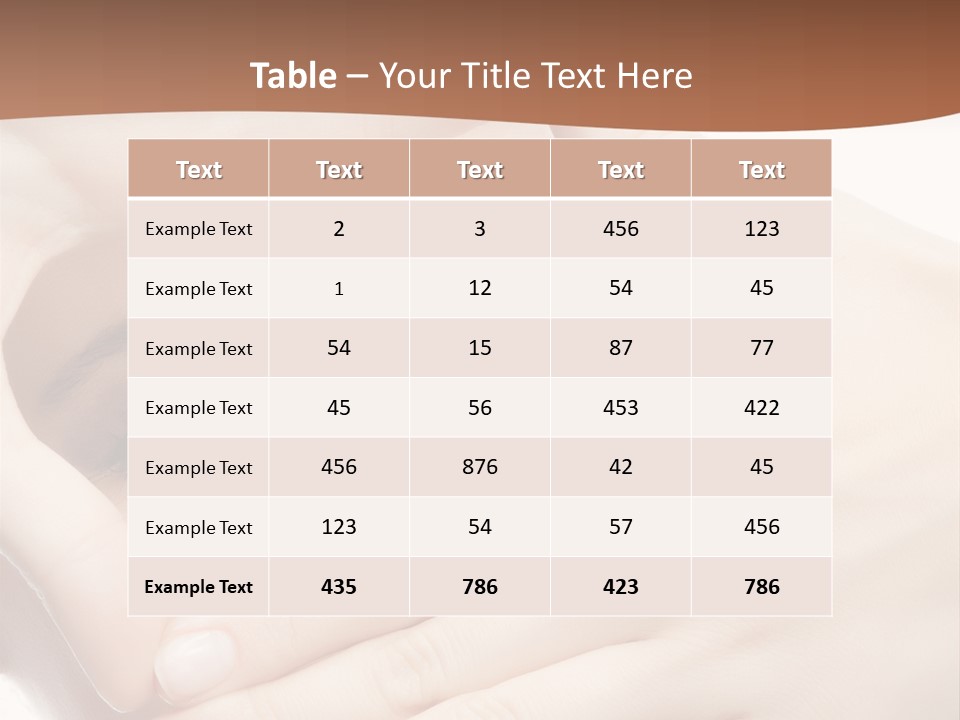 Health Girl Makeup PowerPoint Template