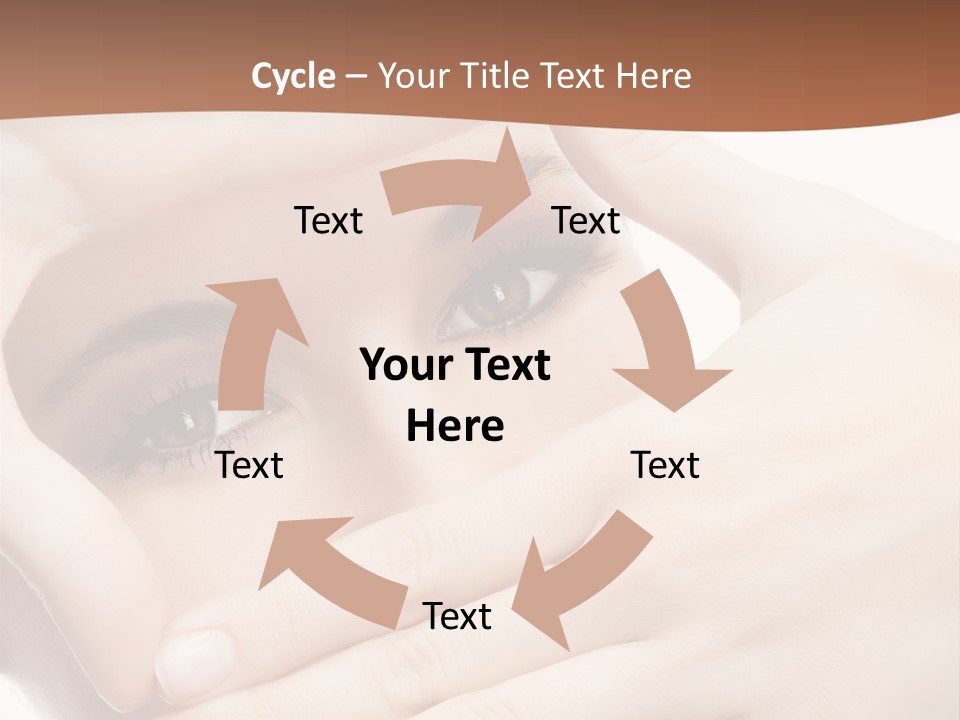 Health Girl Makeup PowerPoint Template