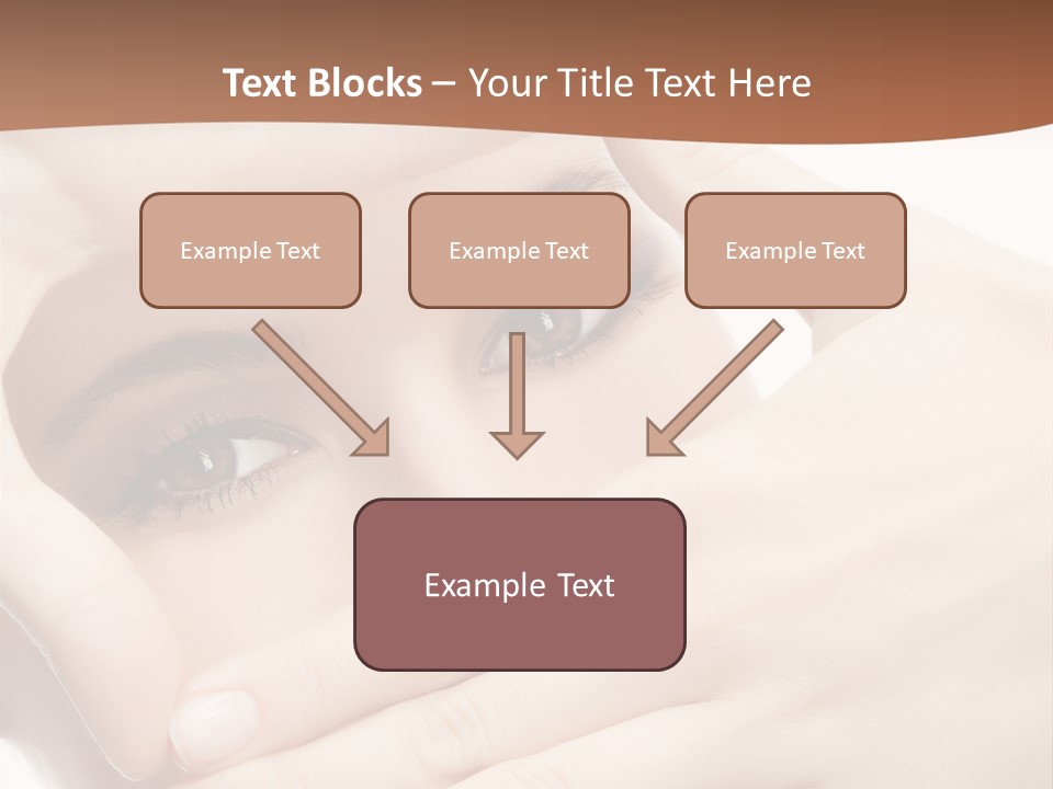 Health Girl Makeup PowerPoint Template