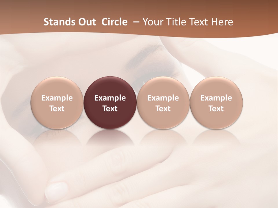 Health Girl Makeup PowerPoint Template