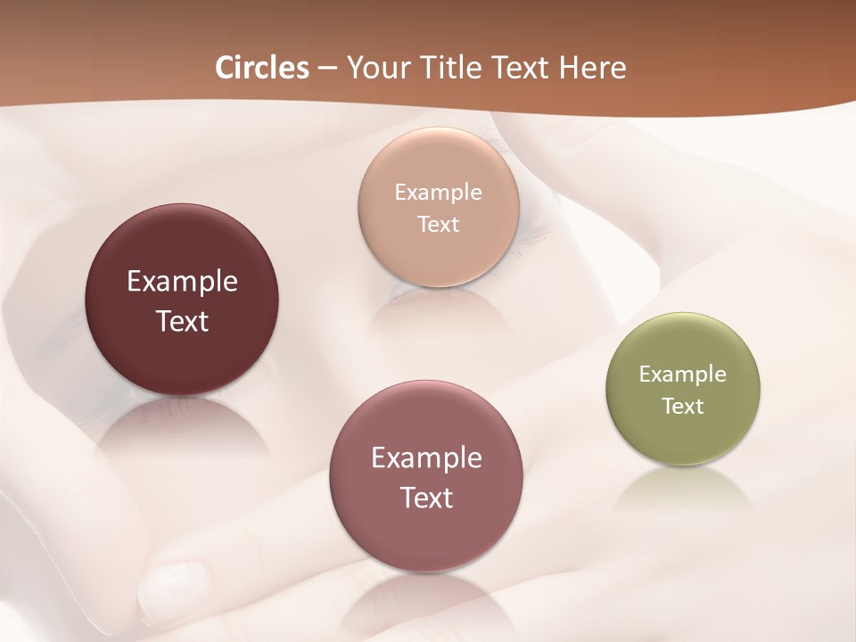 Health Girl Makeup PowerPoint Template