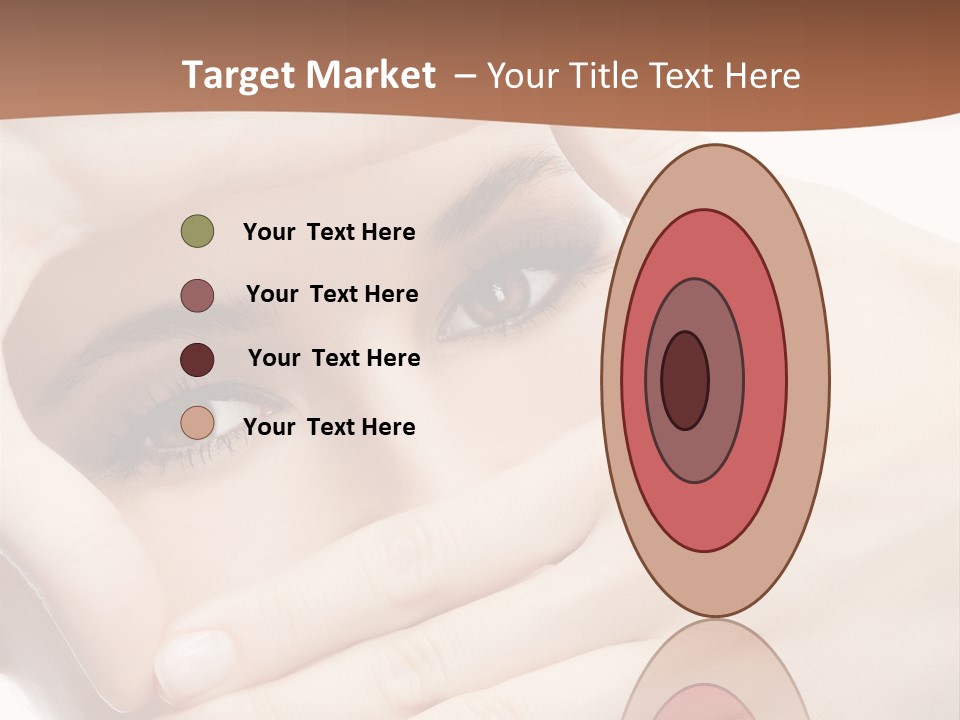 Health Girl Makeup PowerPoint Template