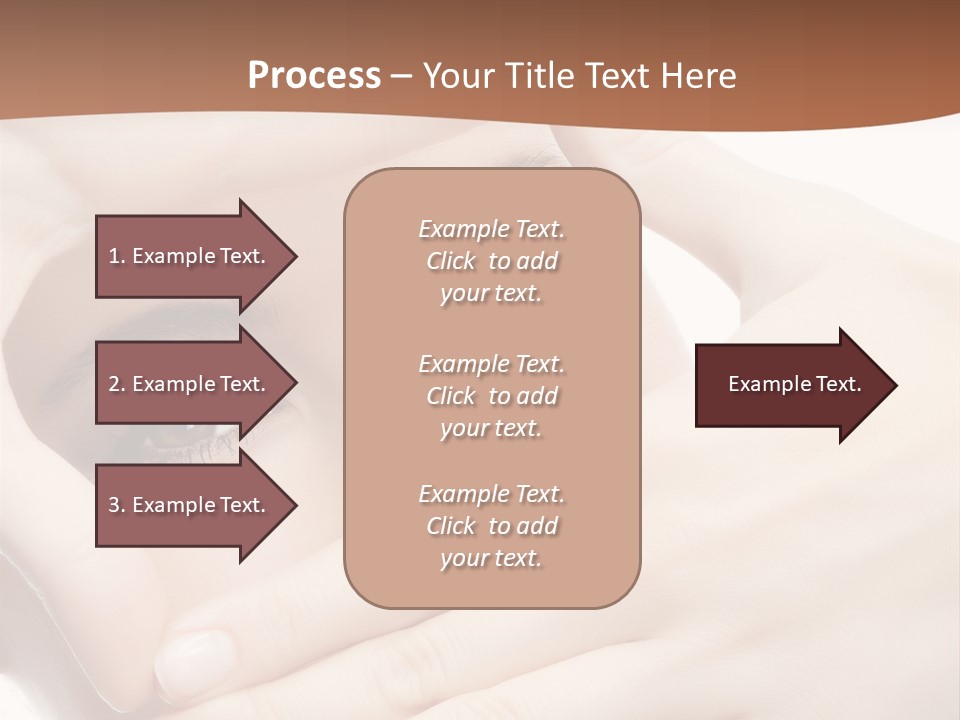 Health Girl Makeup PowerPoint Template