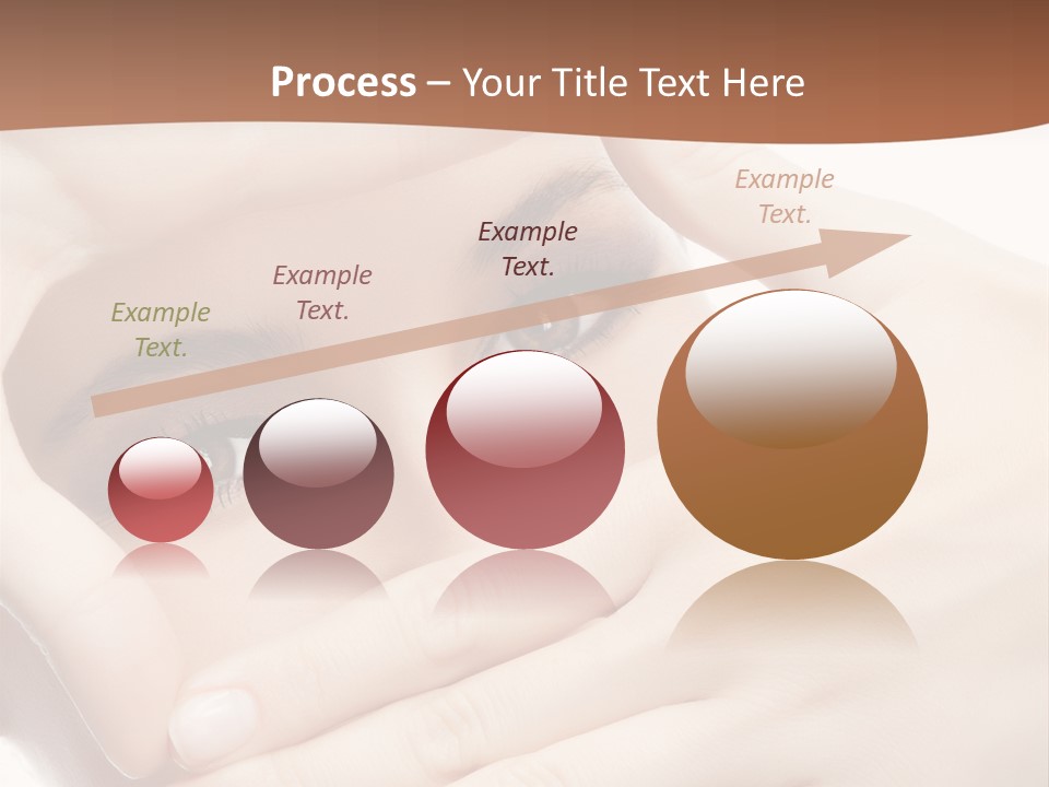 Health Girl Makeup PowerPoint Template