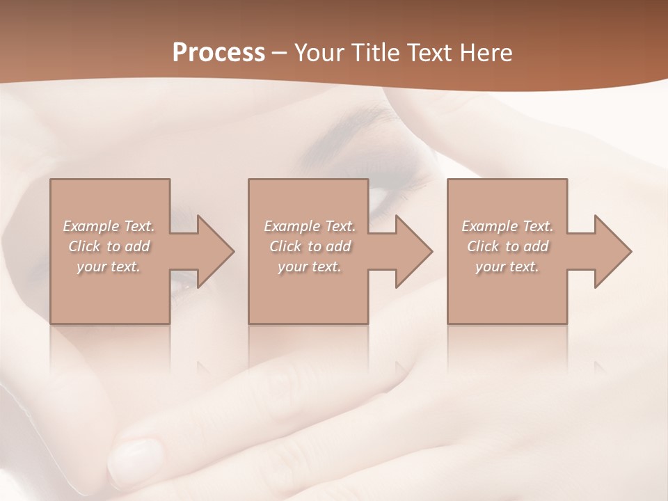 Health Girl Makeup PowerPoint Template