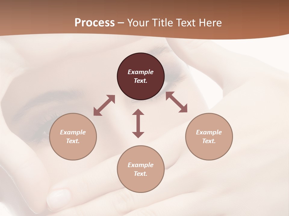 Health Girl Makeup PowerPoint Template