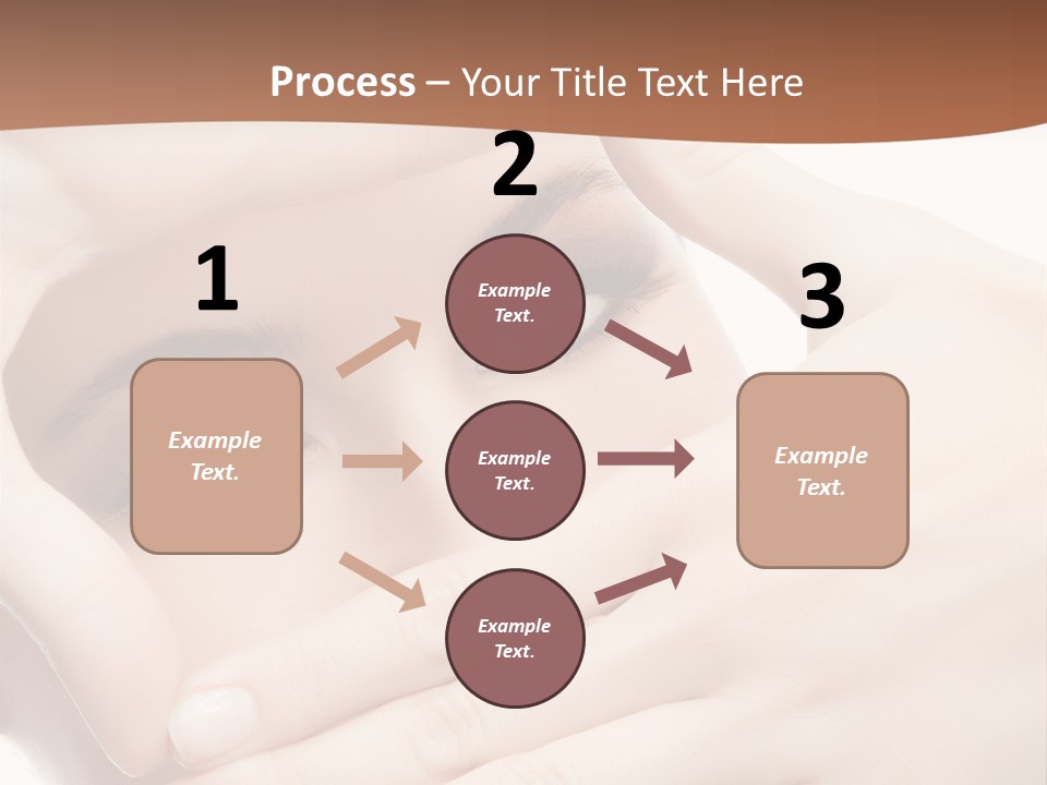 Health Girl Makeup PowerPoint Template